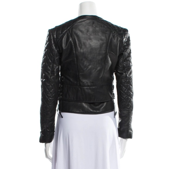 BALENCIAGA NICOLAS GHESQUIERE LEATHER JACKET 2010/2011 - SIZE 36 - Picture 2 of 14